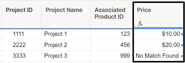 Vlookup in Smartsheet